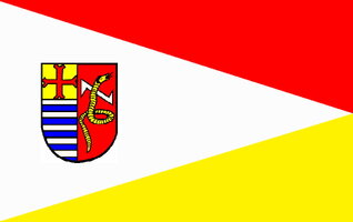 Flagge der Ortsgemeinde Waxweiler Flagge der Ortsgemeinde Waxweiler